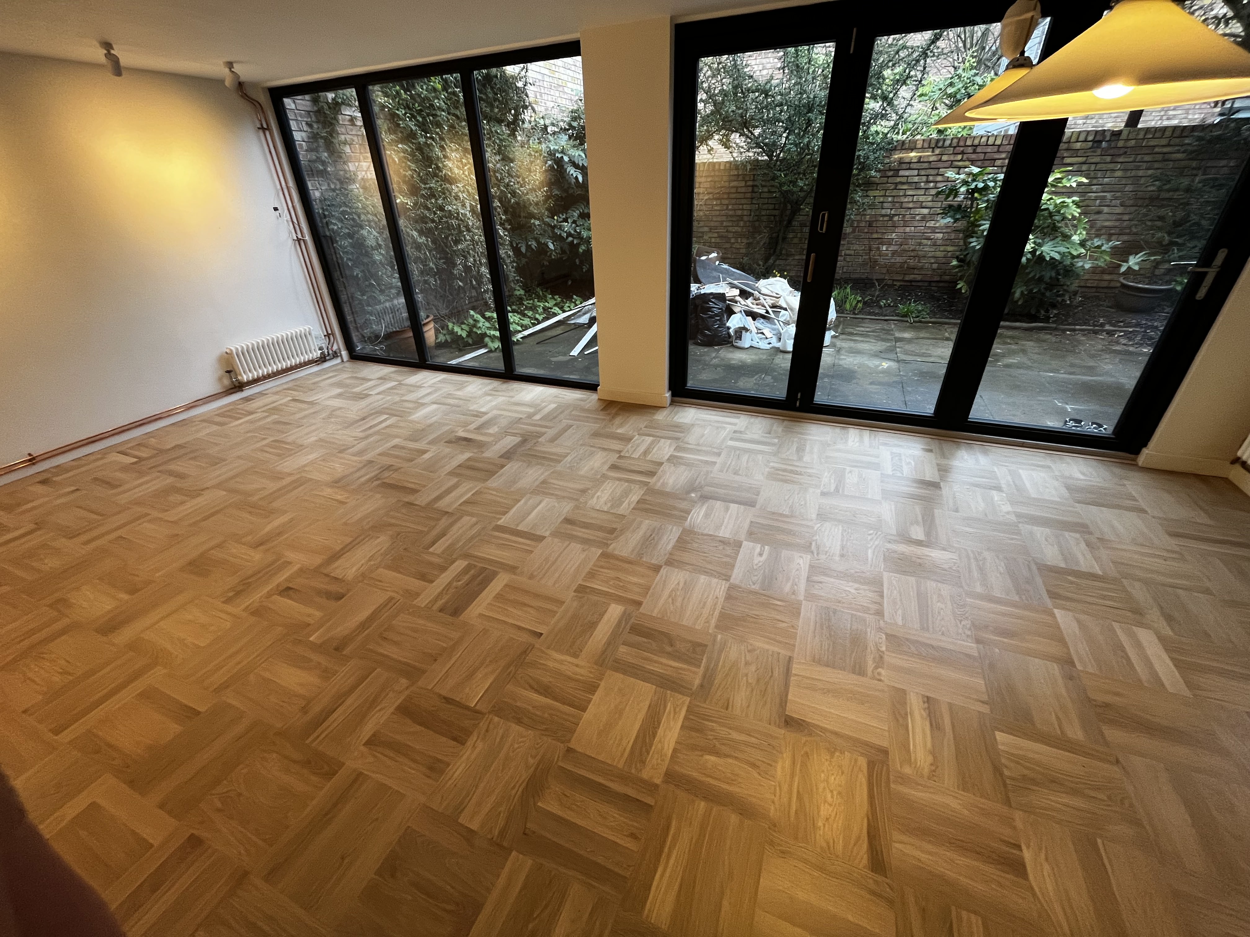 Oak flooring laid in Radstock